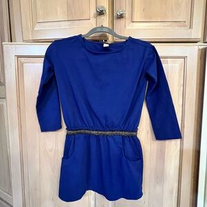 Girls Tea Collection Blue Dress Size 7